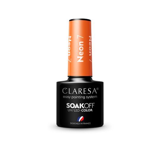 Claresa Soak Off UV/LED Neon lakier hybrydowy 7 (5 g)