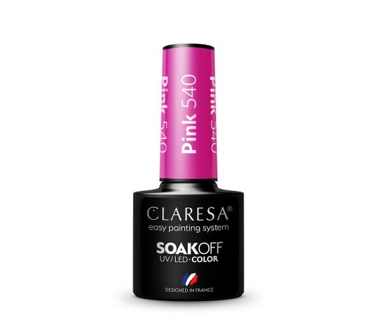 Claresa Soak Off UV/LED Pink lakier hybrydowy 540 ( 5g)