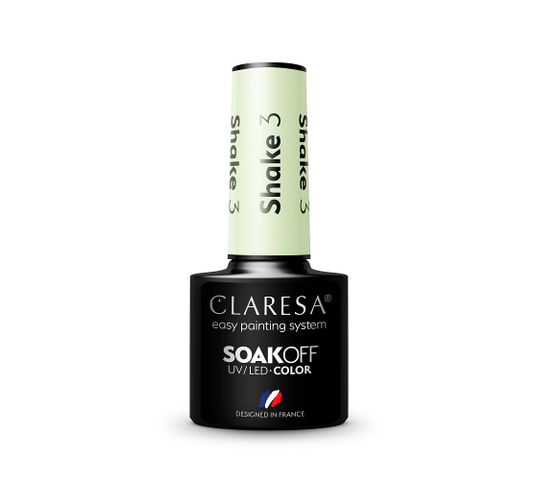 Claresa Soak Off UV/LED Shake lakier hybrydowy 3 (5 g)