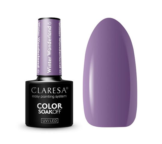 Claresa Soak Off UV/LED Winter Wonderland lakier hybrydowy 6 5g