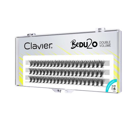 Clavier BeDU2O Double Volume kępki rzęs 6mm