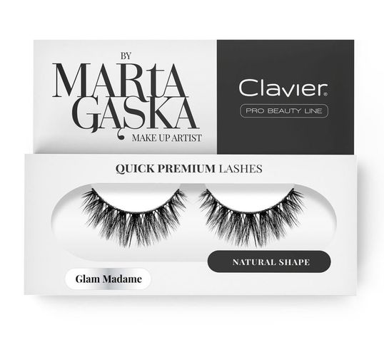 Clavier Quick Premium Lashes rzęsy na pasku Glam Madame 829