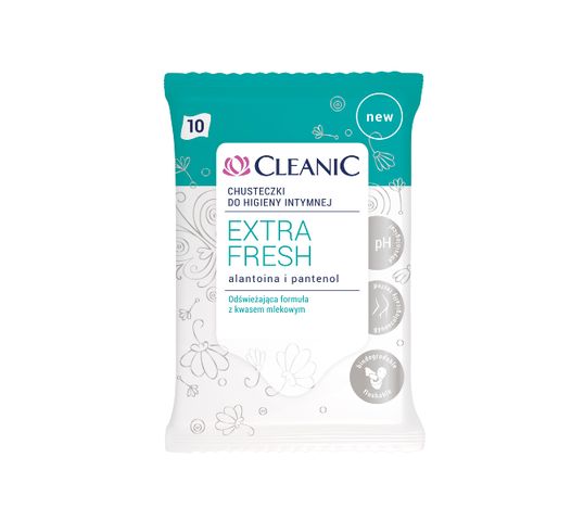 Cleanic Extra Fresh chusteczki do higieny intymnej 1 op. - 10 szt.