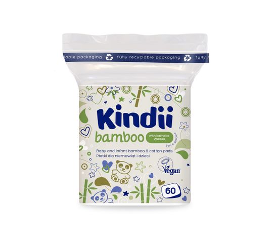 Cleanic – Kindii Pure płatki dla niemowląt (60 szt.)