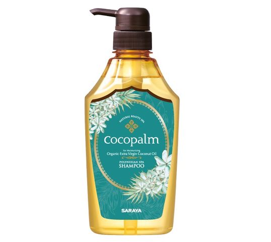 Cocopalm Polynesian Spa Shampoo szampon do włosów z organicznym olejem kokosowym i gardenią tahitańską (600 ml)
