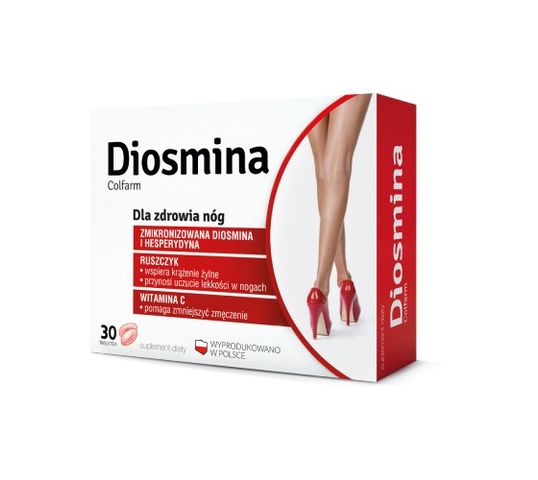 Colfarm Diosmina dla zdrowia nóg suplement diety 30 tabletek