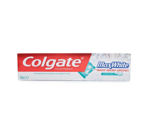 Colgate Max White With Whitening Strips Crystal Mint pasta do zębów 100ml