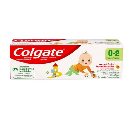 Colgate Pasta do zębów dla dzieci Naturalnie Owocowy Smak (0-2 lat) 50 ml