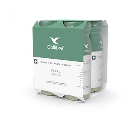 Collibre – Swiss Collagen Vital Drink płynny kolagen suplement diety 10000mg (4 x 140 ml)