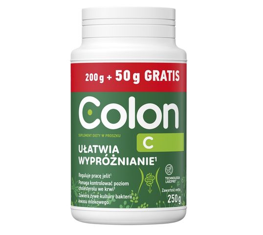 Colon C Ułatwia wypróżnianie suplement diety w proszku 250g