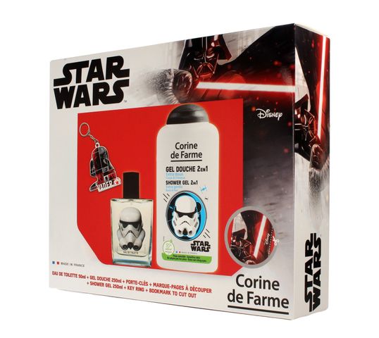 Corine de Farme Disney Zestaw prezentowy Star Wars (edt 50ml+żel p/pr.250ml+gadżety)