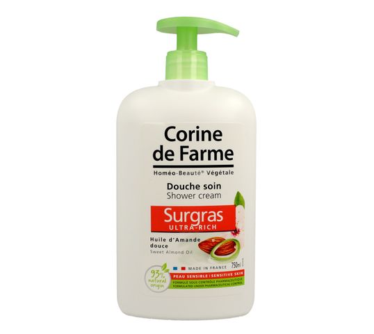 Corine De Farme – Żel pod prysznic nawilżające masło migdałowe (300 ml)