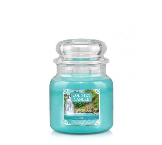 Country Candle średnia świeca zapachowa z dwoma knotami - Fiji (453 g)
