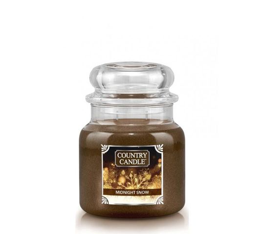 Country Candle średnia świeca zapachowa z dwoma knotami - Midnight Snow (453 g)