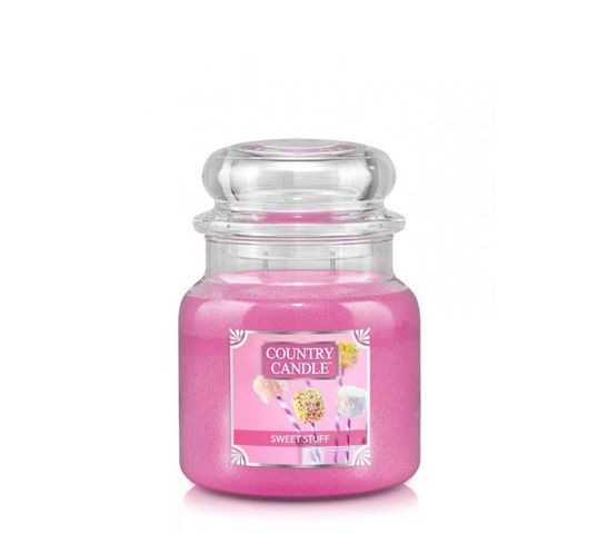 Country Candle średnia świeca zapachowa z dwoma knotami - Sweet Stuff (453 g)