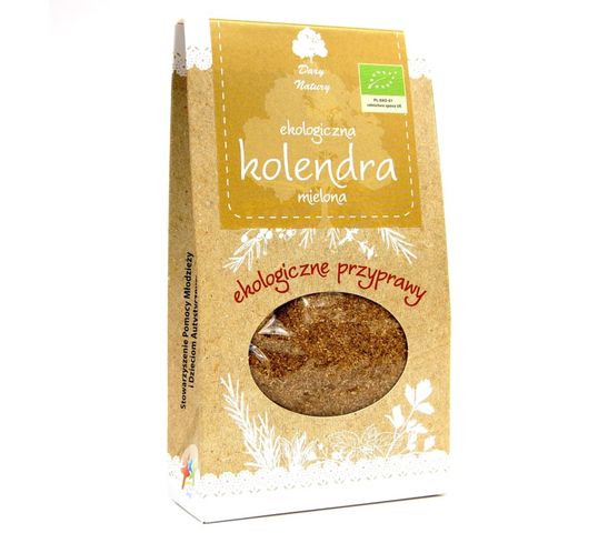 Dary Natury Ekologiczna Przyprawa Kolendra mielona 30g