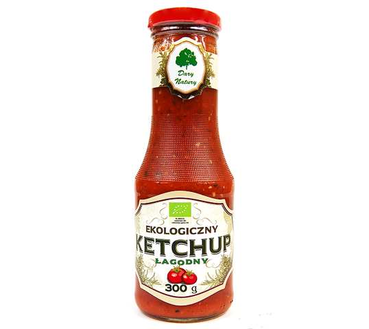Dary Natury Ekologiczny Ketchup Łagodny 300g