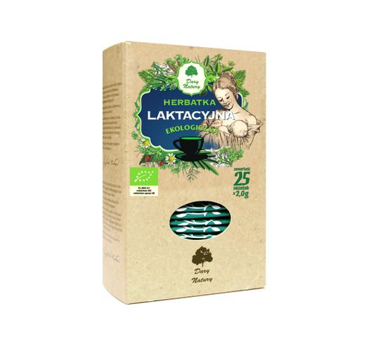 Dary Natury Herbatka ekologiczna Laktacyjna 25x2g