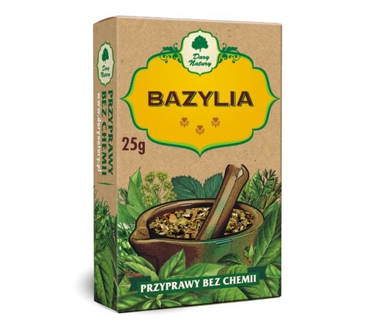Dary Natury Przyprawy bez chemii Bazylia 25g