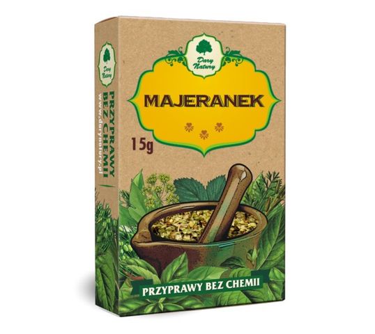 Dary Natury Przyprawy bez chemii Majeranek 15g