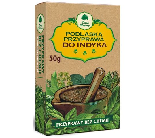 Dary Natury Przyprawy bez chemii Podlaska przyprawa do indyka 50g