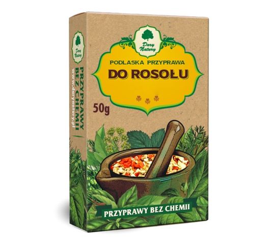 Dary Natury Przyprawy bez chemii Podlaska przyprawa do rosołu 50g
