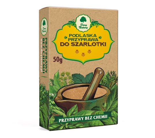 Dary Natury Przyprawy bez chemii Podlaska przyprawa do szarlotki 50g