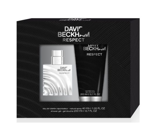 David Beckham Respect zestaw woda toaletowa spray 40ml + żel pod prysznic 200ml
