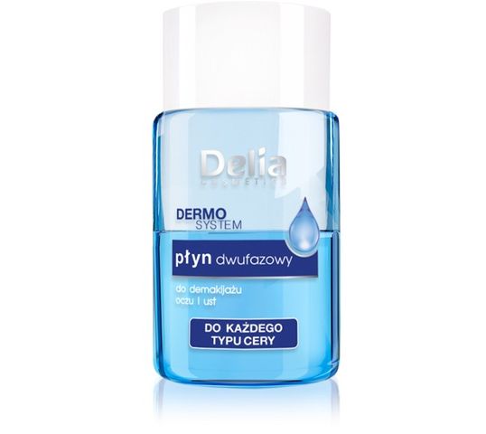 Delia Cosmetics Dermo System Płyn dwufazowy do demakijażu twarzy Mini 50 ml