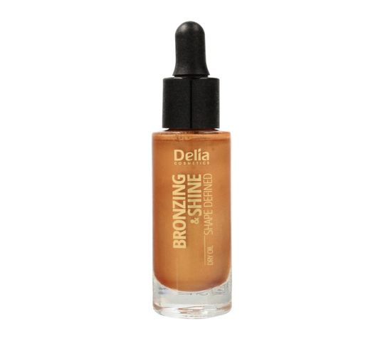 Delia Cosmetics Shape Defined Bronzing & Shine Suchy Olejek  20ml