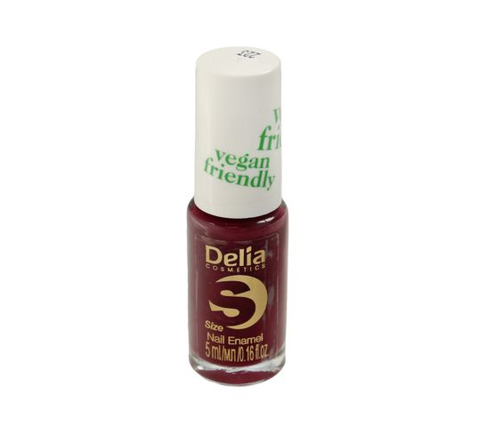 Delia – Cosmetics Vegan Friendly Emalia do paznokci Size S nr 223 Secret Kiss (5 ml)
