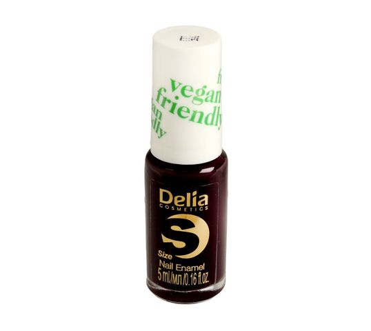 Delia – Cosmetics Vegan Friendly Emalia do paznokci Size S nr 225 Black Berry (5 ml)
