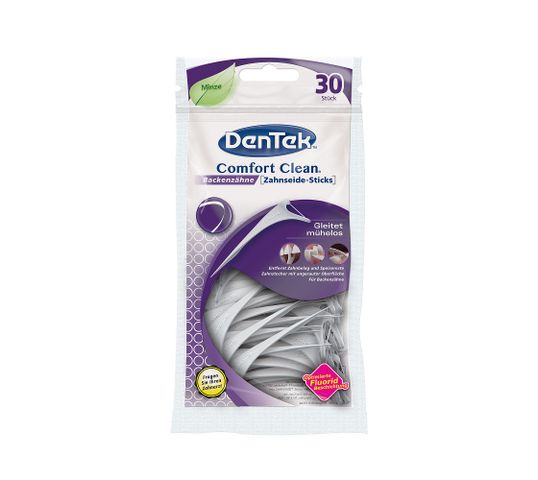 DenTek Comfort Clean wykałaczki do zębów z nitką do zębów trzonowych (30 szt.)