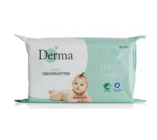 Derma Eco Baby Wipes chusteczki nawilżane 64