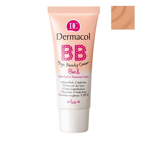 Dermacol BB Magic Beauty Cream 8in1 nawilżający krem BB Sand SPF15 30ml