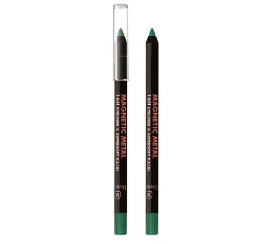 Dermacol Magnetic Metal 16H Eyeliner & Supersoft Kajal metaliczna kredka do oczu 04 Green (2 g)