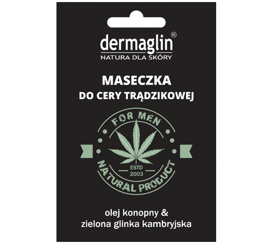 Dermaglin – maseczka dla mężczyzn z olejem konopnym (20 g)