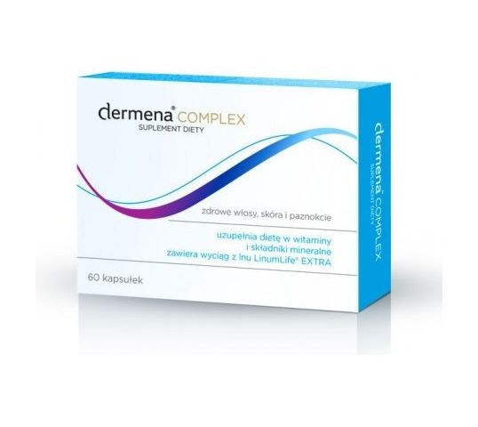 Dermena – Complex Suplement diety mocne włosy i paznokcie (60 kaps.)