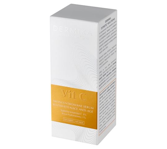 Dermika Esthetic Solutions Vit C Skoncentrowane Serum rozświetlające Anti-Age na dzień i noc 30ml