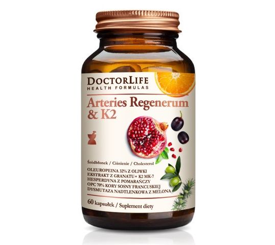 Doctor Life Arteries Regenerum & K2 suplement diety 60 kapsułek