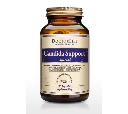 Doctor Life Candida Support Special 7 ziół suplement diety 90 kapsułek