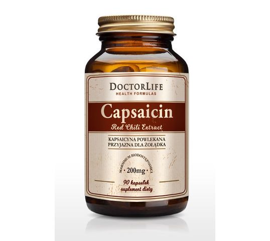 Doctor Life Capsaicin kapsaicyna 200mg suplement diety 90 kapsułek