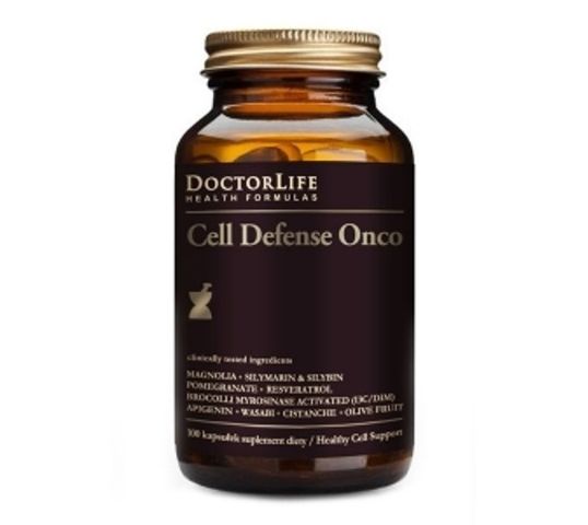 Doctor Life Cell Defense Onco wysoko skoncentrowane ekstrakty roślinne suplement diety 100 kapsułek