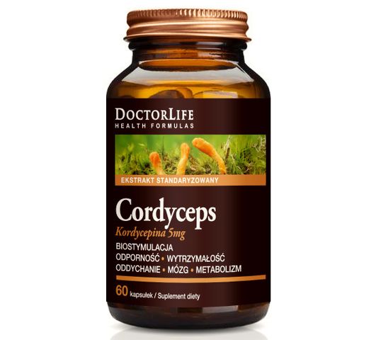 Doctor Life Cordyceps 500mg suplement diety 60 kapsułek