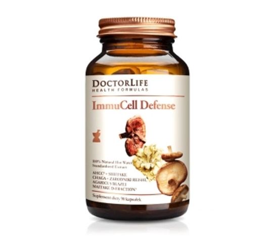 Doctor Life ImmuCell Defense ekstrakty z grzybów witalnych suplement diety 90 kapsułek