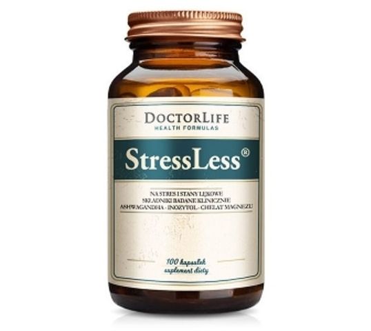 Doctor Life StressLess na stres i stany lękowe suplement diety 100 kapsułek