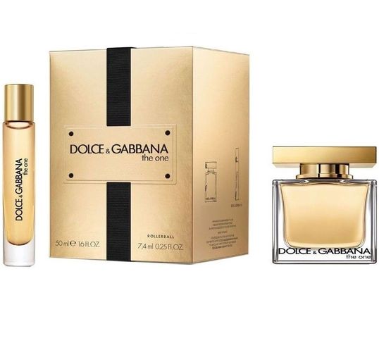 Dolce&Gabbana The One Woman zestaw woda perfumowana spray 50ml + miniatura wody perfumowanej roll-on 7.4ml