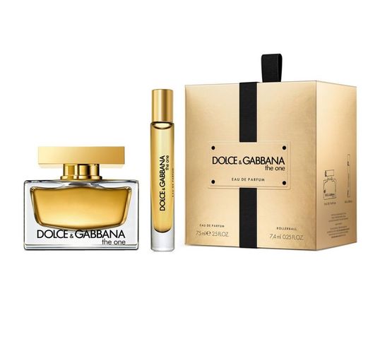 Dolce&Gabbana The One Woman zestaw woda perfumowana spray 75ml + miniatura wody perfumowanej roll-on 7.4ml
