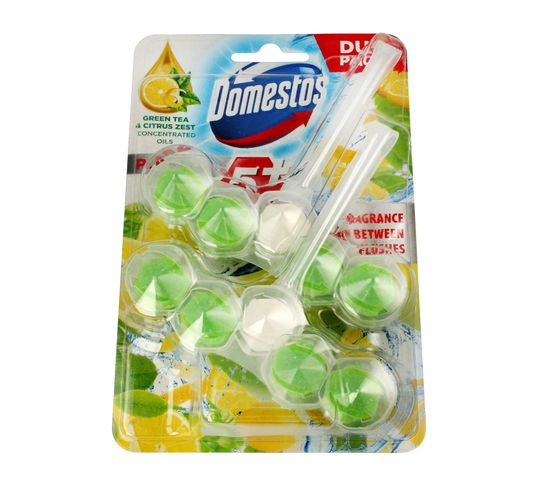 Domestos – Green Tea Duo Kostka WC Power 5 koszyk  (2x55 g)