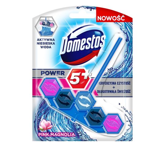 Domestos Power 5+ Blue Water Ocean kostka toaletowa 53g